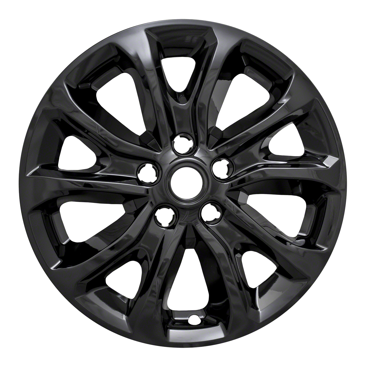 4 Black 2018-2021 Equinox 17" Wheel Skins Hub Caps Full Covers fit Aluminum Rim